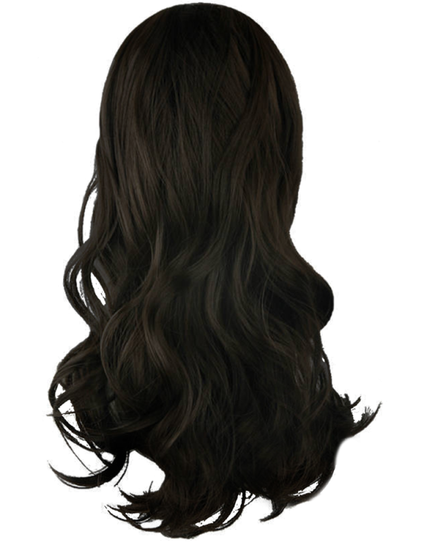 Парик на прозрачном фоне