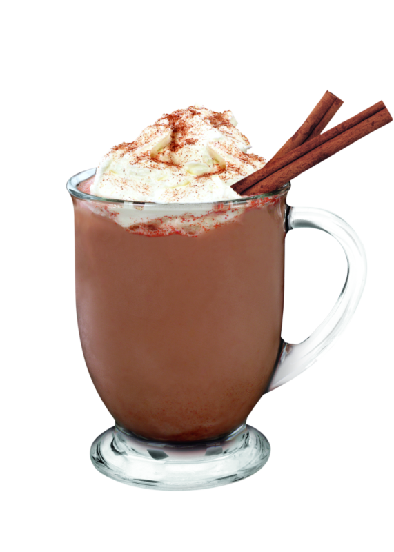 Горячий шоколад в кружке