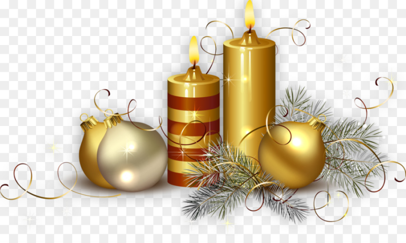 Новый год на прозрачном фоне