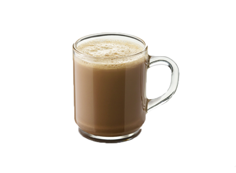 Кофейные напитки на белом фоне