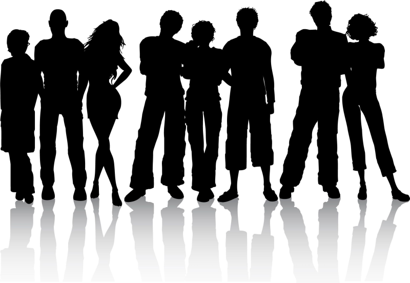 Силуэт человека