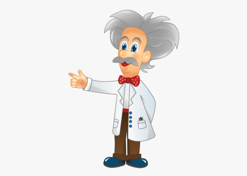 Ученый мультяшный