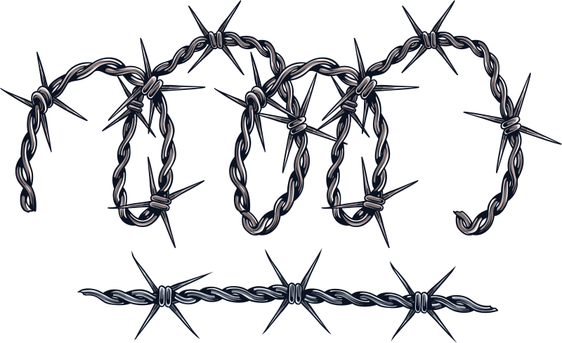 Проволока с шипами