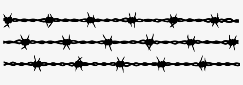 Орнамент из колючей проволоки