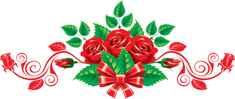 Красивый цветочный орнамент