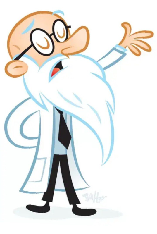 Ученый мультяшка