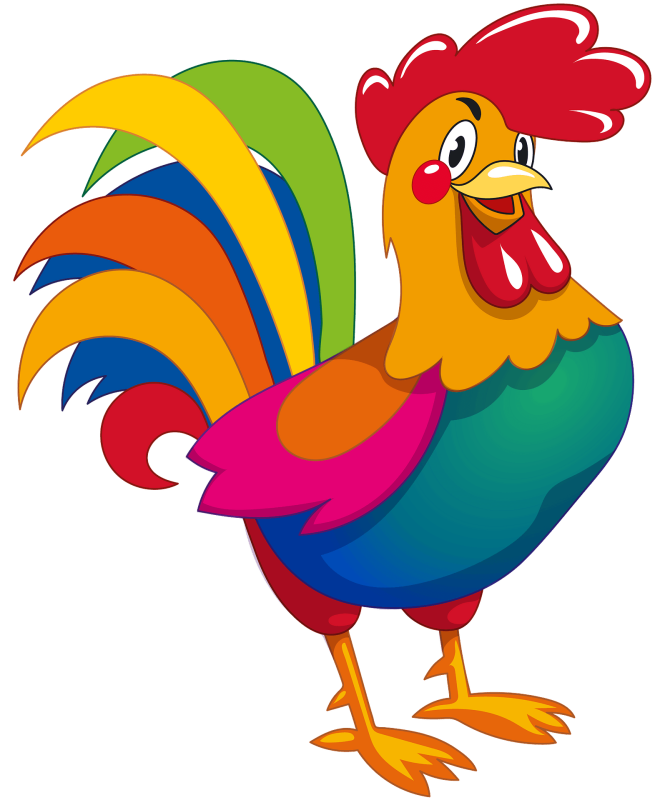 Петух мультяшный