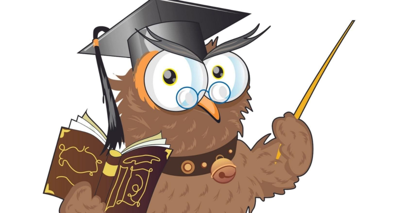 Ученая Сова с указкой
