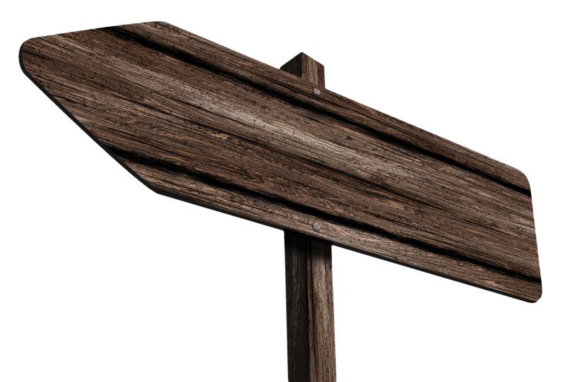 Деревянный указатель