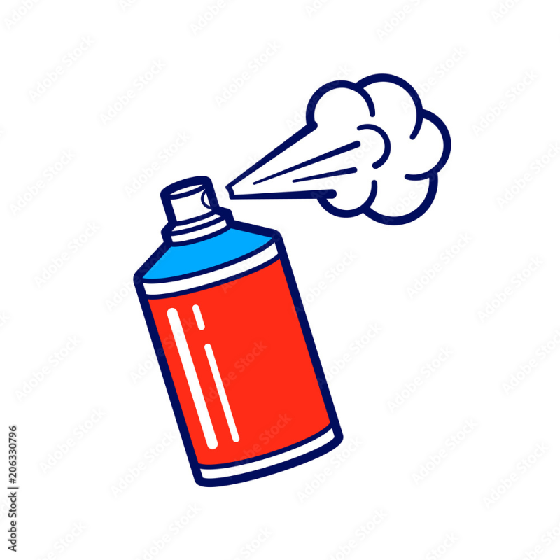 Баллончик с краской вектор