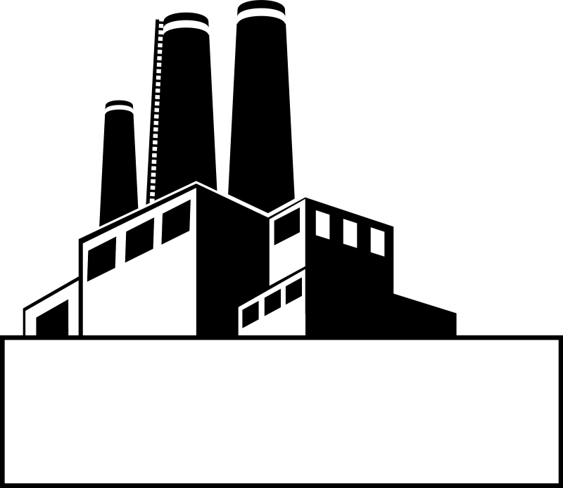 Металлургический завод силуэт