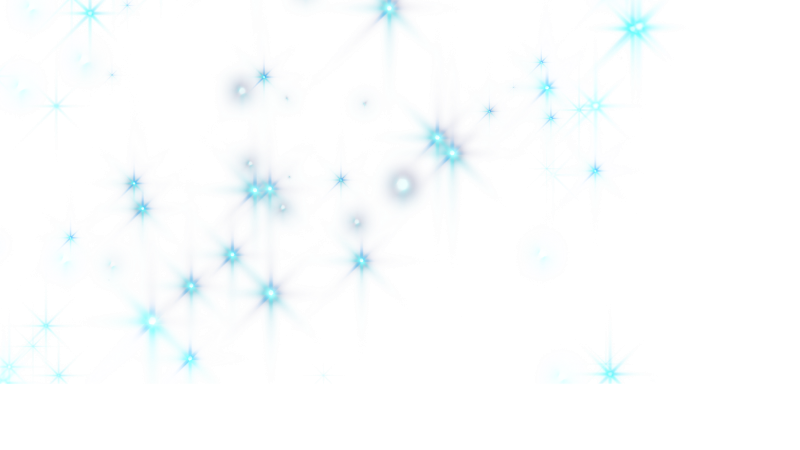 Новогодние блики на прозрачном фоне