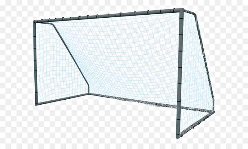 Ворота футбольные вектор сбоку