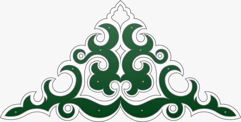 Татарский орнамент трилистник