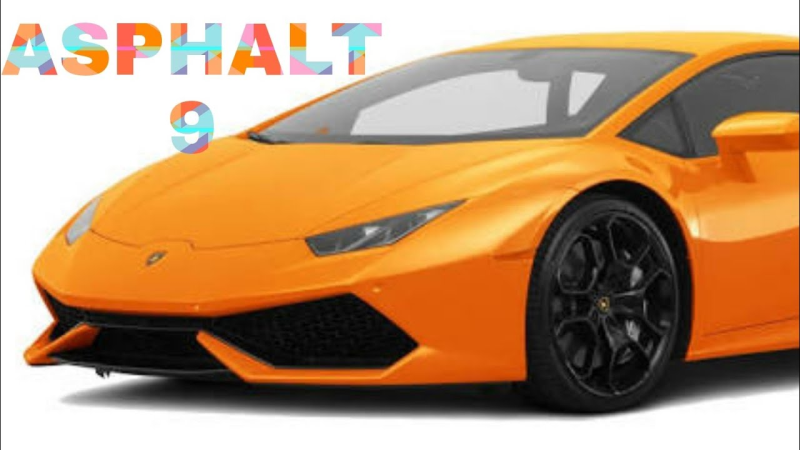 Машина Ламборгини Хуракан оранжевая