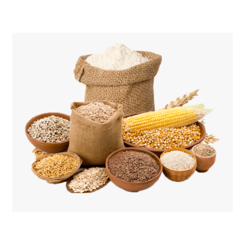 Бакалея на белом фоне