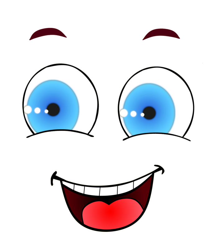 Глаза мультяшные