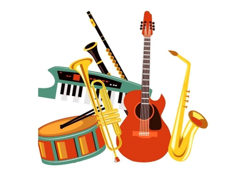 Изображение музыкальных инструментов для детей
