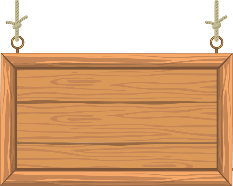 Деревянная табличка