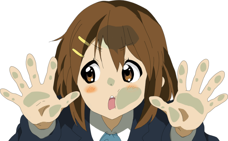 Юи Хирасава смущение