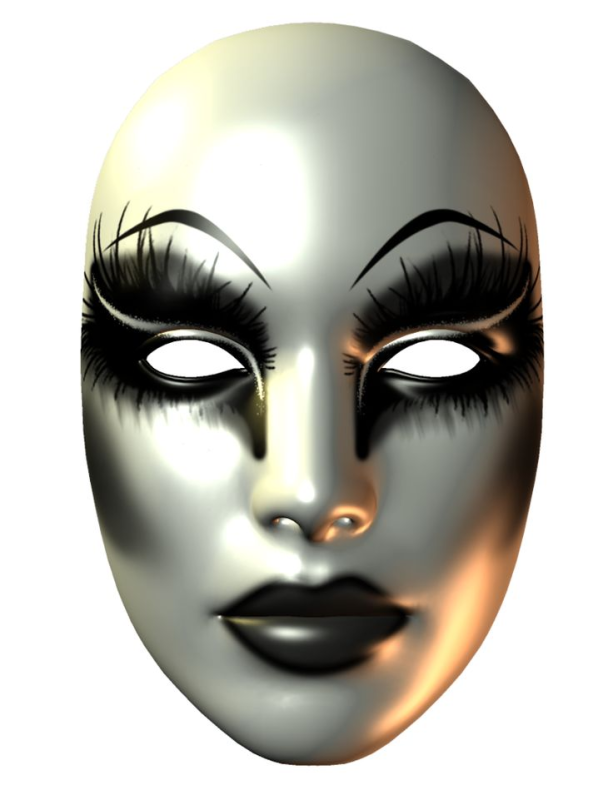 Маска женского лица