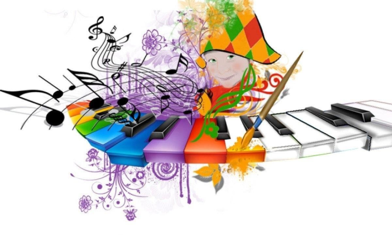 Фон для детской школы искусств