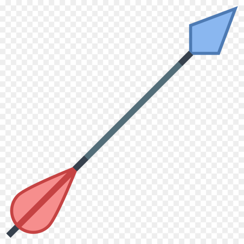 Стрела на прозрачном фоне