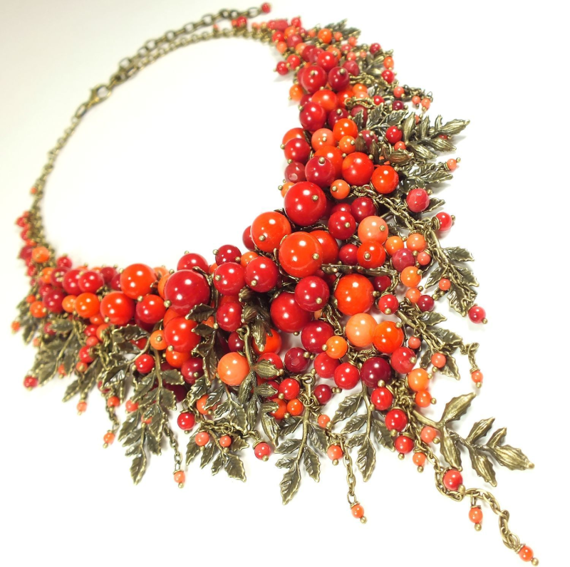 Украшения из рябины