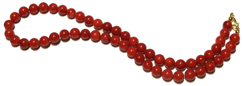 Бусы красные крупные
