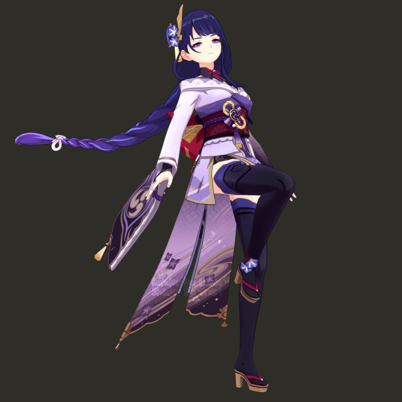 Баал Геншин Импакт сёгун Райден