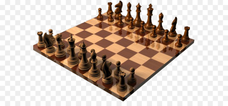 Шахматы на прозрачном фоне