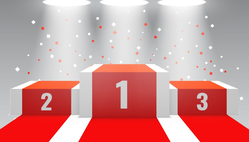 Пьедестал призовых мест