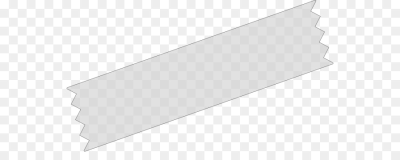 Кусок скотча на прозрачном фоне