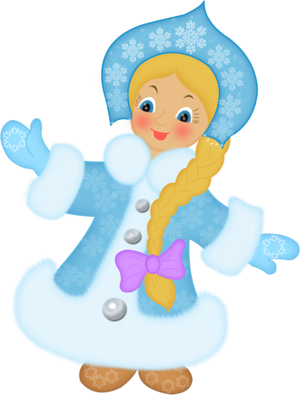 Снегурочка мультяшная