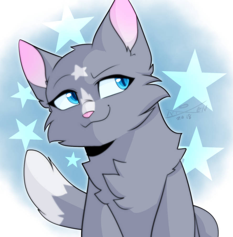 Коты Воители синяя звез