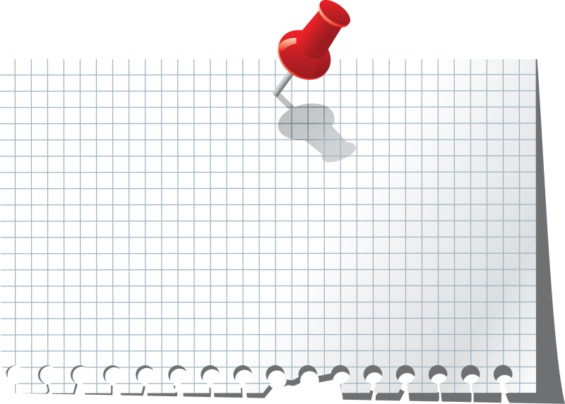 Тетрадный лист в клетку фон