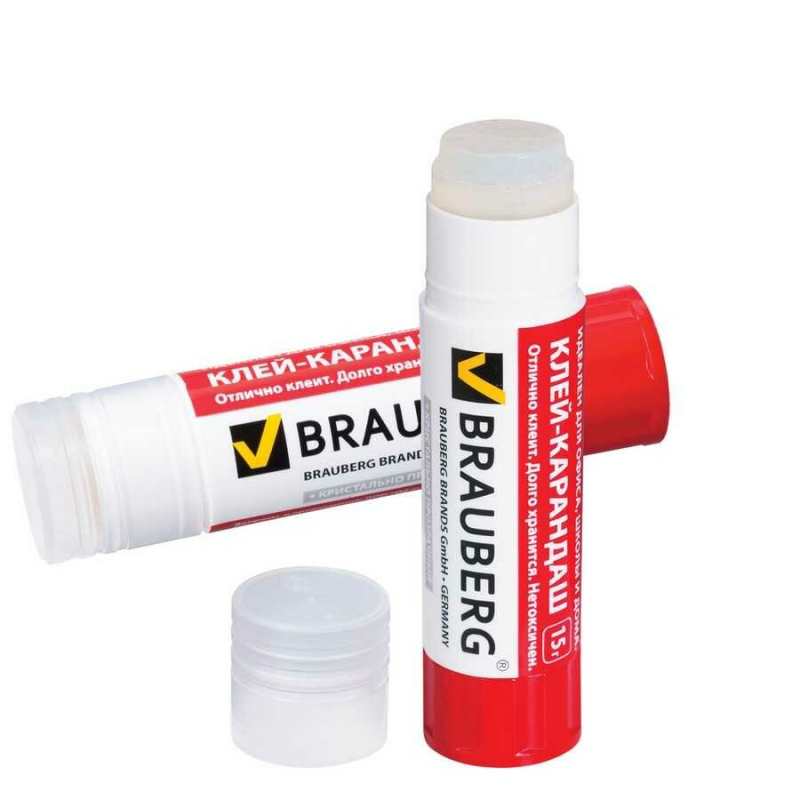 Клей канцелярский прозрачный в карандаше