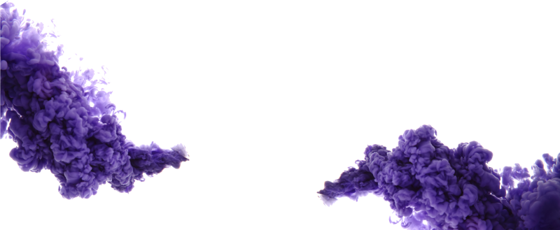 Цветной дым на белом фоне