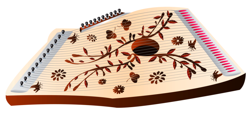 Гусли на прозрачном фоне