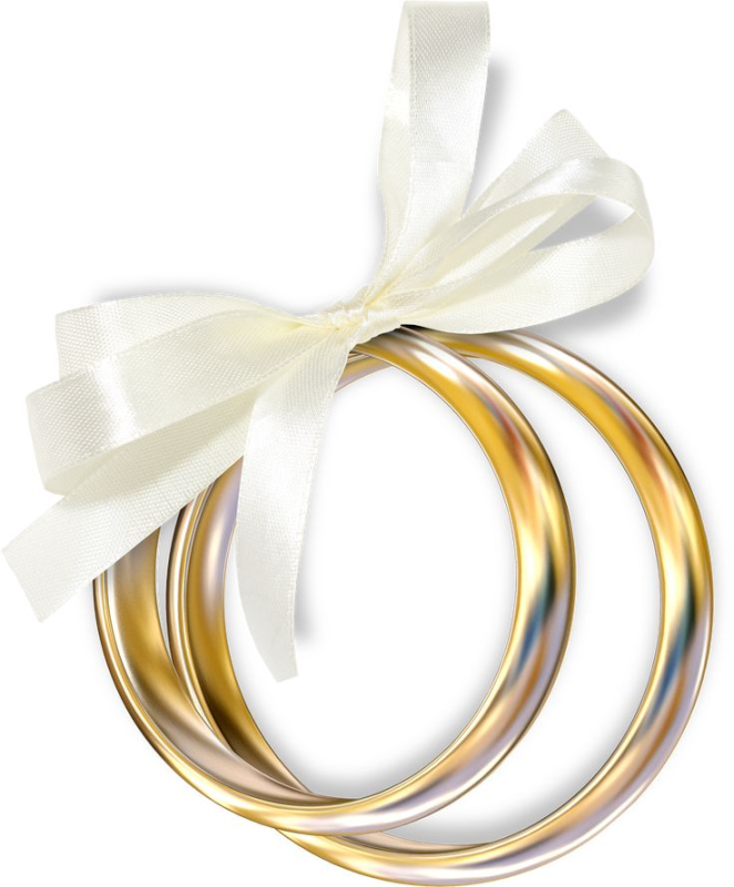 Свадебная атрибутика кольца