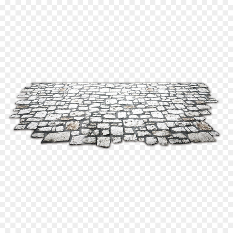 Каменная дорожка на прозрачном фоне