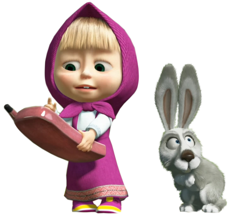 Персонаж Маша из мультфильма Маша и медведь