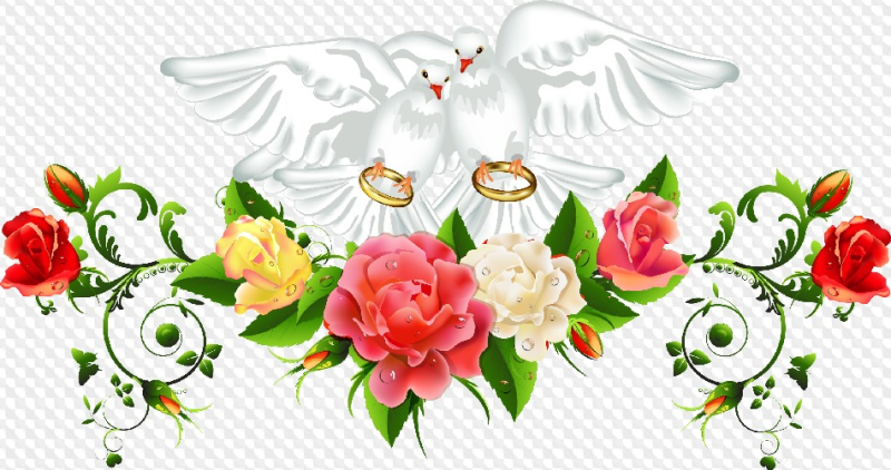 Свадебный клипарт для фотошопа