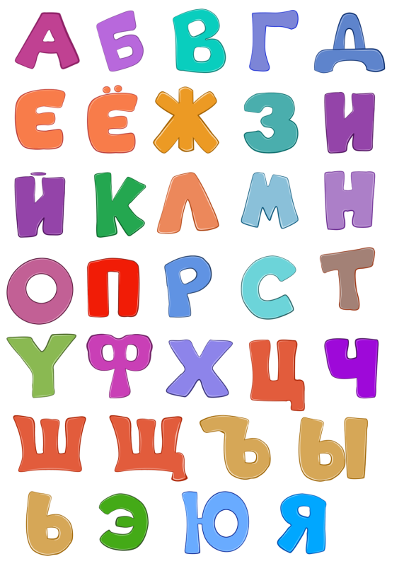 Алфавит и буквы