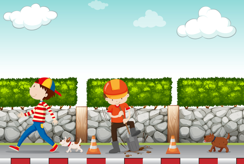 Тротуар рисунок