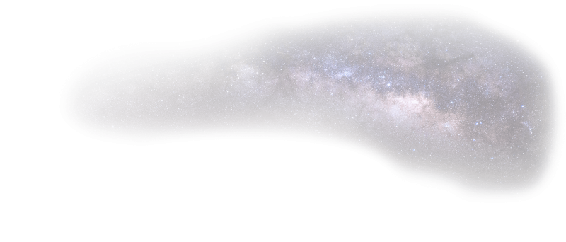 Галактика на прозрачном фоне