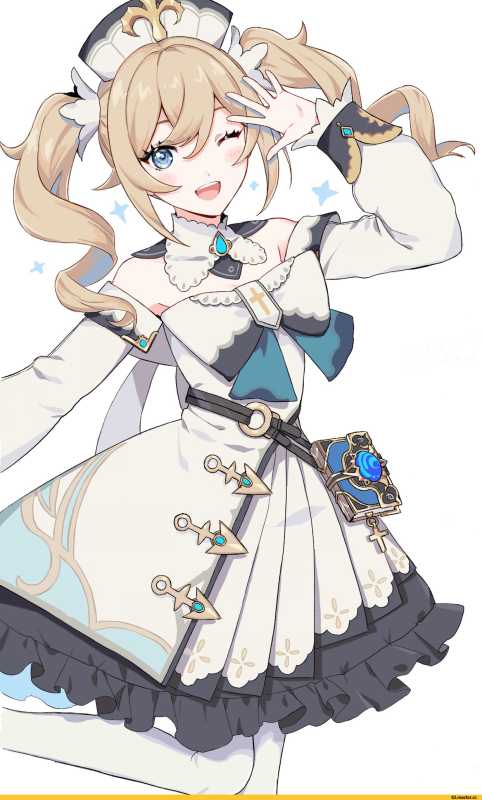 Барбара Геншин арт