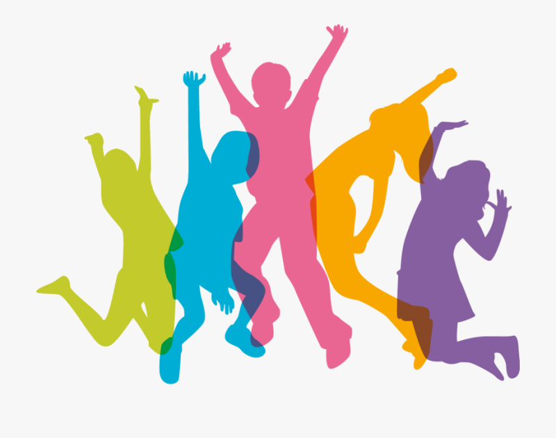 Цветные силуэты людей