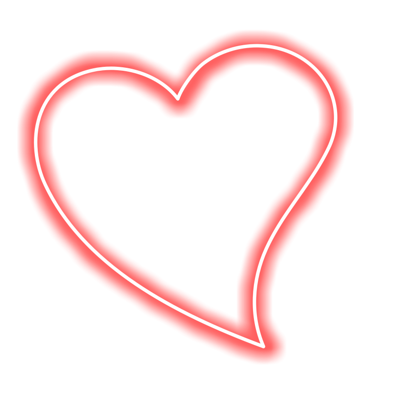 Сердечко прозрачное