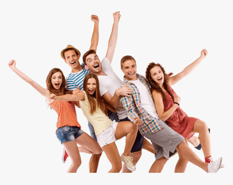 Подросток на белом фоне